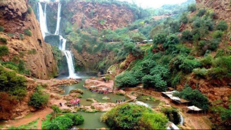 From Marrakech: Guided Ouzoud Waterfalls Tour With Boat Ride