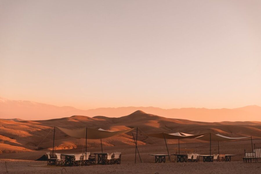 From Marrakech : Magical Dinner in Agafay Desert Wit Camel
