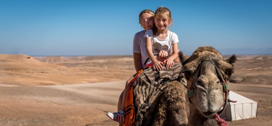 From Marrakech: VIP Agafay Desert & Oasis Camel Experience