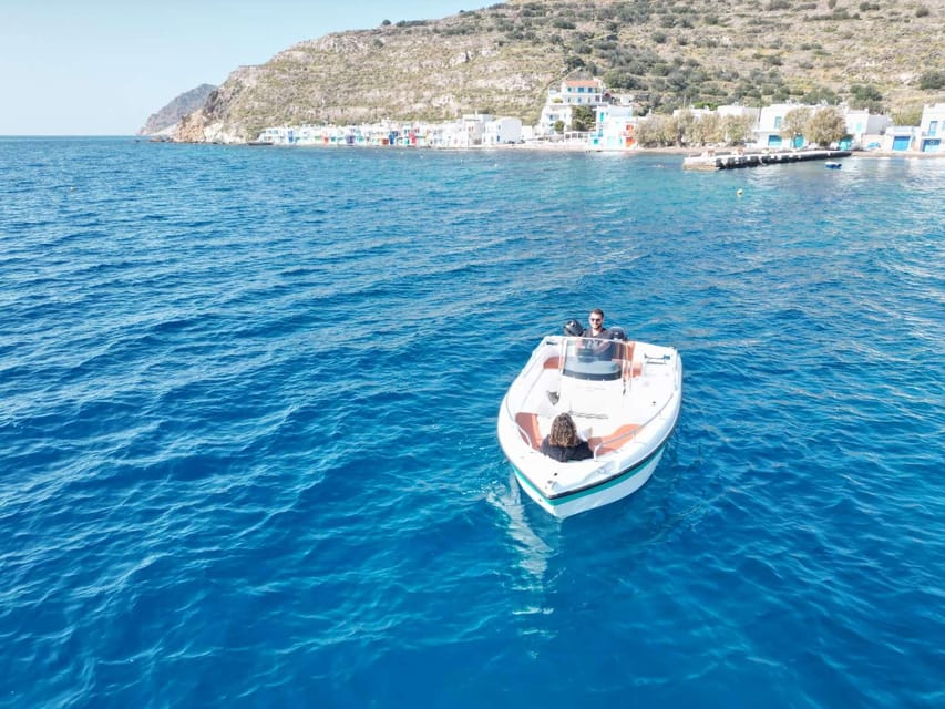 From Milos: Rent a Boat to Kleftiko (No License Required)
