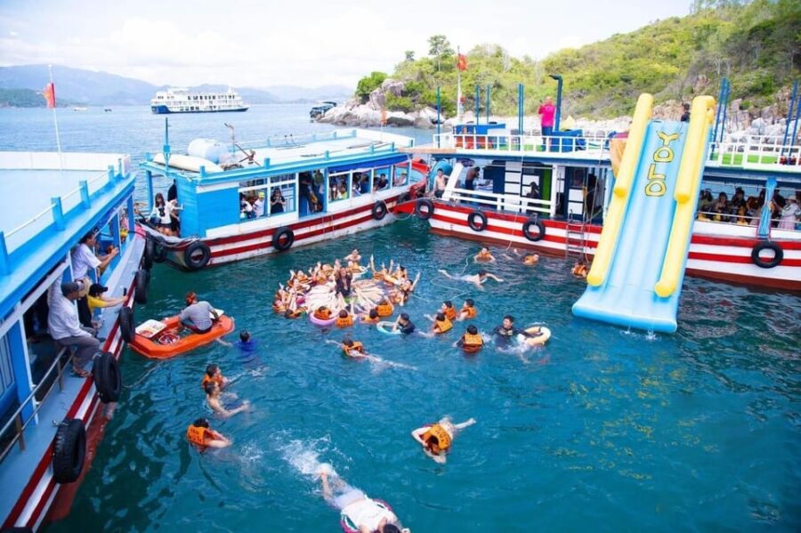 From Nha Trang: Deluxe Ocean Tour Snorkeling, Bbq& Mud Bath