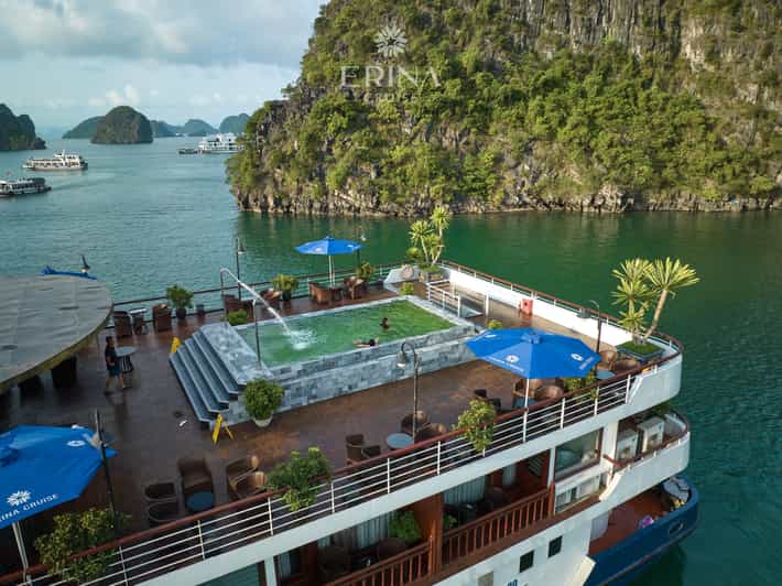 From Ninh Binh: Luxury Erina Lan Ha Bay Cruise 2-3 Days Trip