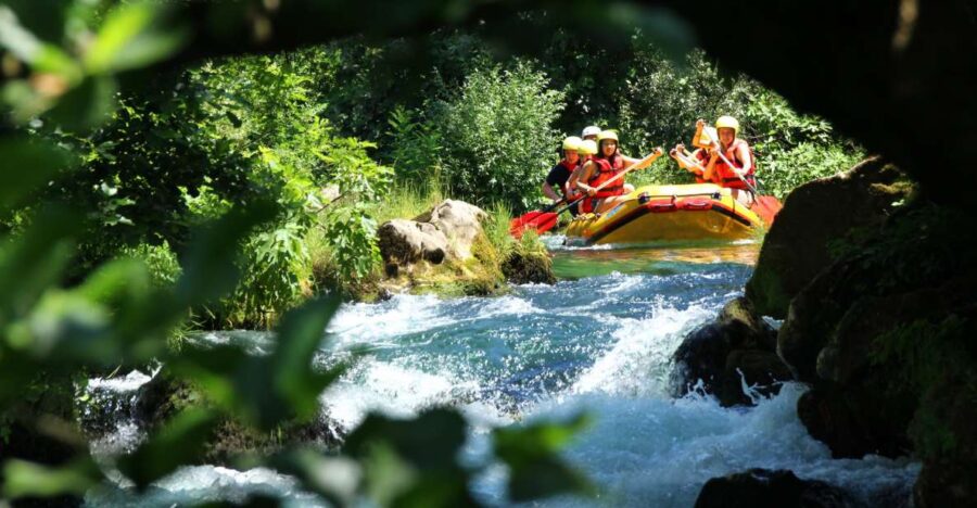 From Omiš: Cetina River Rafting Trip With Underwater Cave