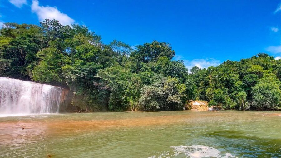 From Palenque: Palenque, Agua Azul Waterfalls and Misol-Ha