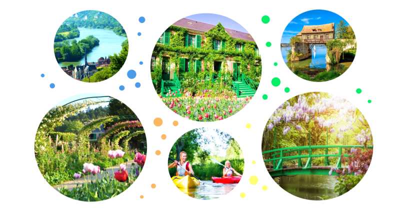 From Paris : Giverny, Monets House & Gardens, Apero, Canoe