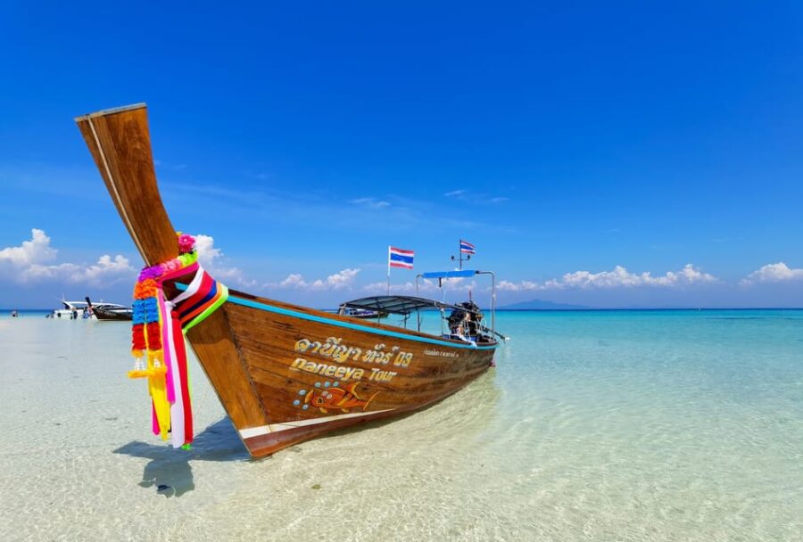 From Phuket: Krabi Transfer With Phi Phi Longtail Boat Tour