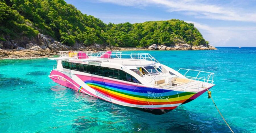 From Phuket: Lazy Snorkel & Explore at Bamboo & Phi Phi