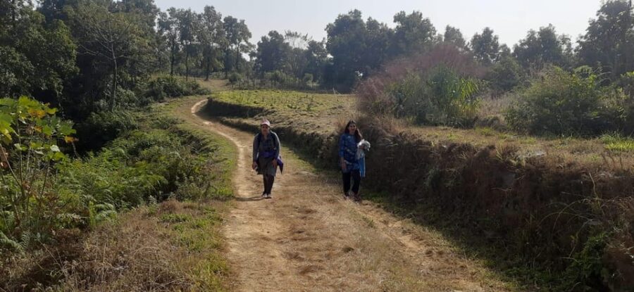 From Pokhara: Easy Half Day Hiking to Methlang
