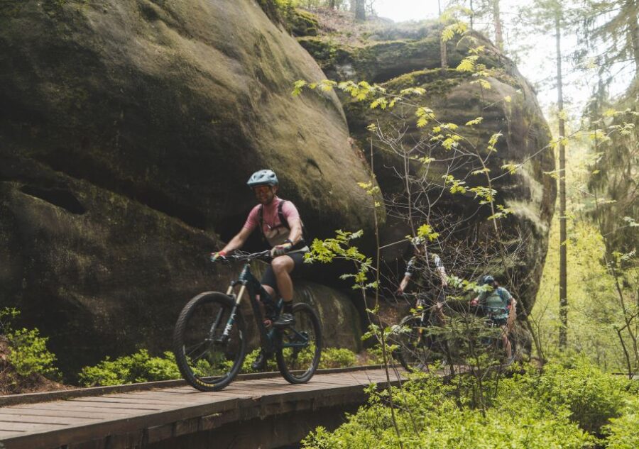 From Prague: E-Mountain Biking Trip to the Bohemian Paradise