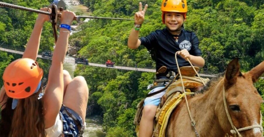 From Puerto Vallarta & Nuevo Vallarta: Canopy Zipline Tour