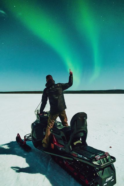 From Rovaniemi: Searching Aurora With Snowmobile