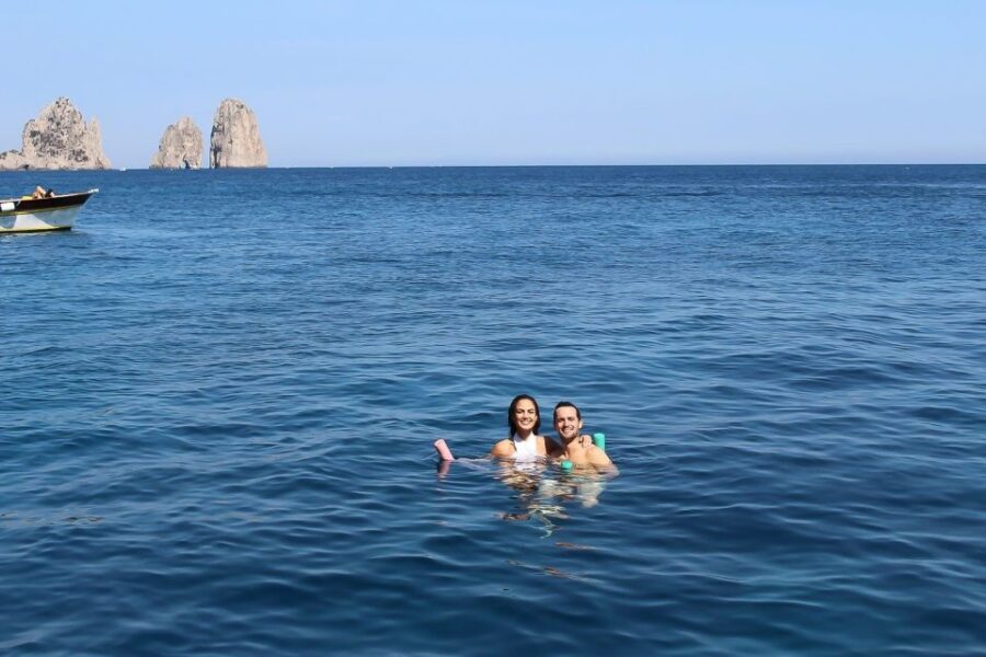 From Salerno: Day Trip to Amalfi Coast by Boat With Drinks