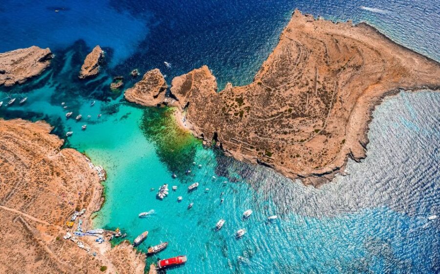 From Sliema: Gozo, Comino & The Blue Lagoon Boat & Bus Tour