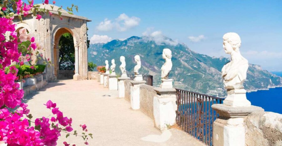 From Sorrento: Amalfi Coast Private Tour Sea and Land