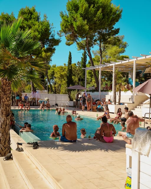From Split: Brač Island Beach Bar and Pool Party
