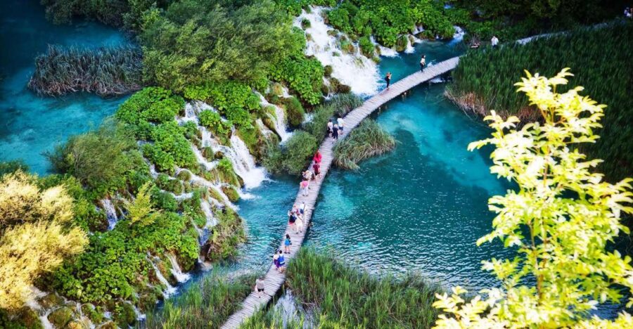 From Split/Trogir: Plitvice Lakes Guided Group Tour