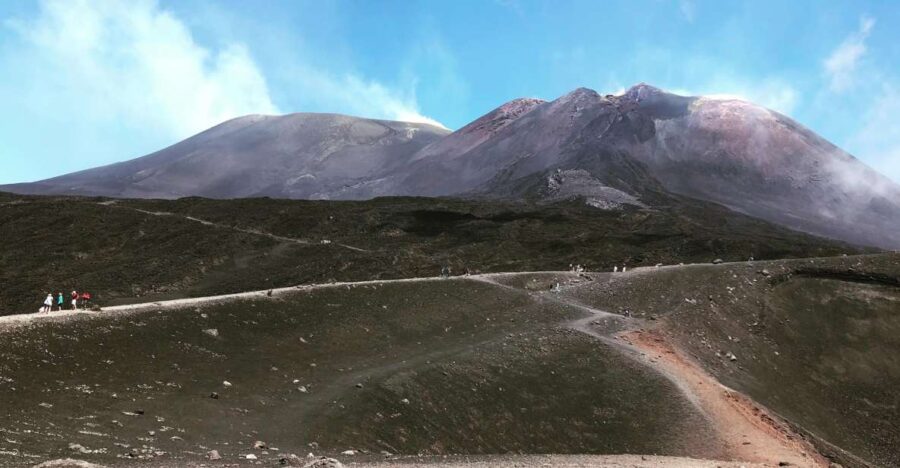 From Taormina: Etna Summit Area, Lunch & Alcantara Tour