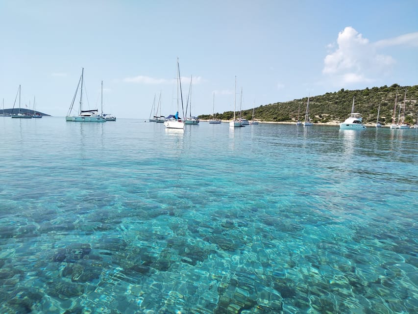 From Trogir: Half-Day 3-Island Boat Tour With Coffee/Water