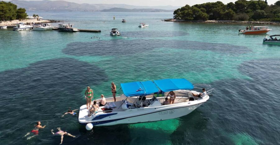 From Trogir: Half-Day 3-Island Boat Tour With Coffee/Water