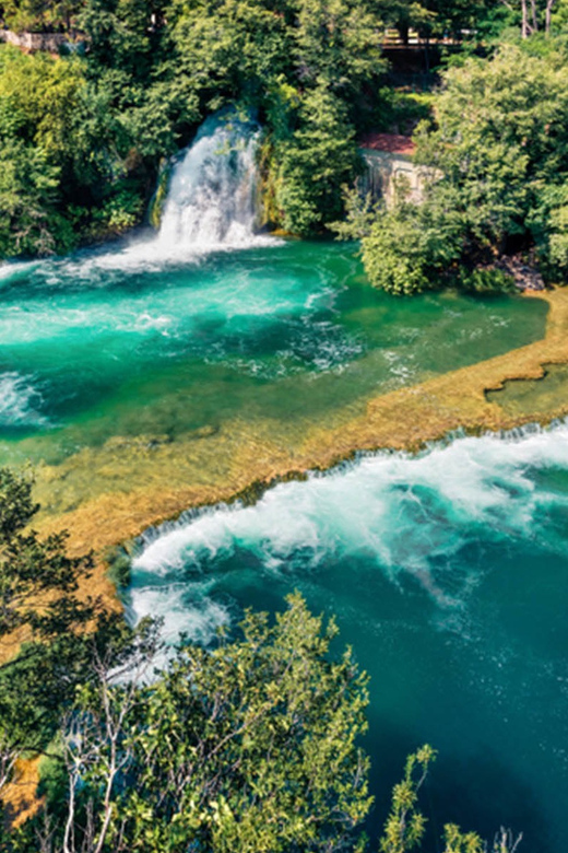 From Trogir, Seget & Okrug: Krka Waterfalls & Boat Ride