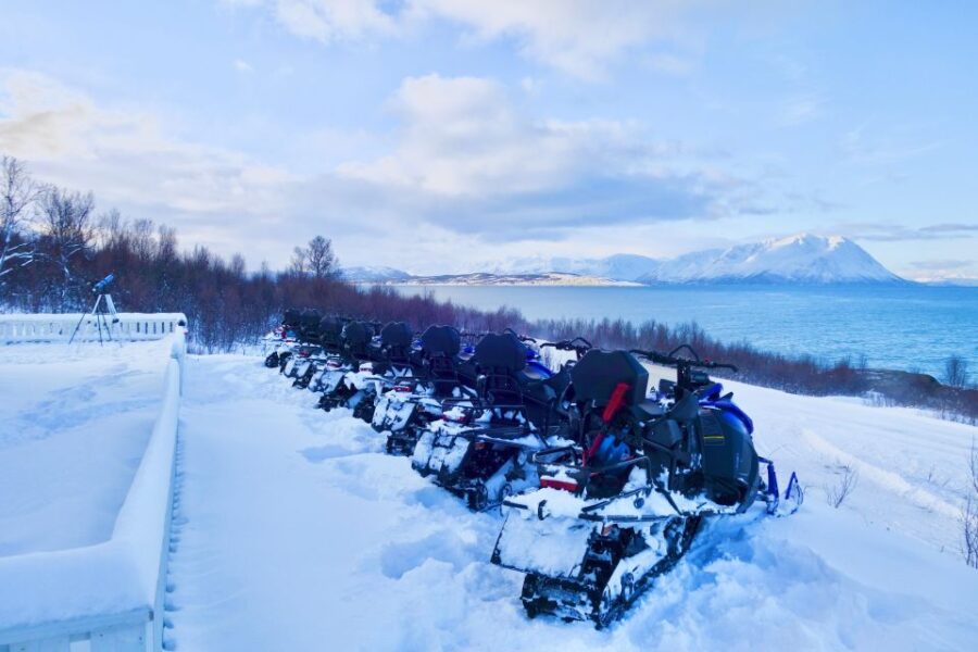 From Tromsø: Lyngen Alps Guided Snowmobile Tour