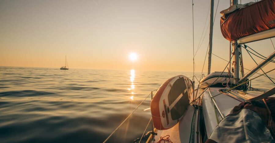 From Zadar: Romantic Sunset Sailboat Tour