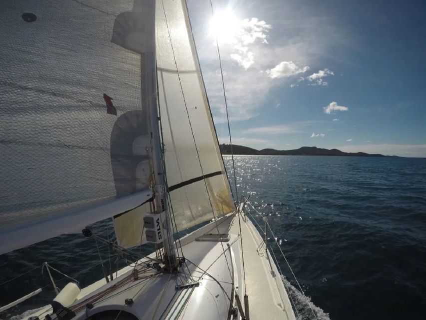 From Zadar: Sports Sailing Tour With Swimming Breaks