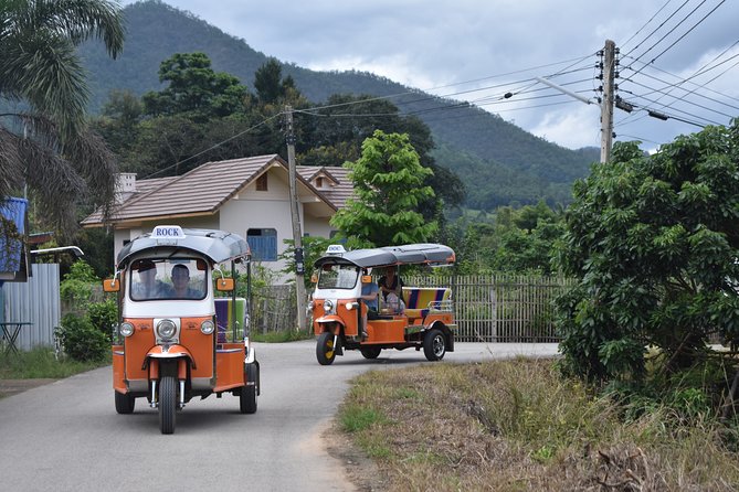Full Day Chauffeur Driven Tuk Tuk Adventure in Chiang Mai Including Rafting