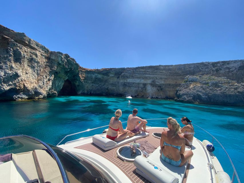 Full Day Private Boat Charter in Malta & Comino