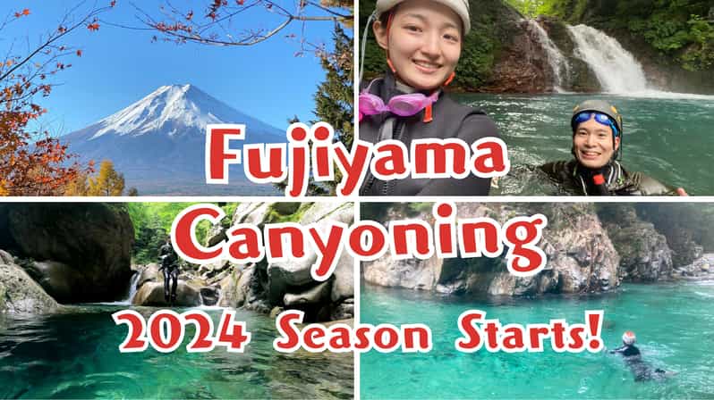 Fun Canyoning Activity at the Bottom of Mt. Fuji