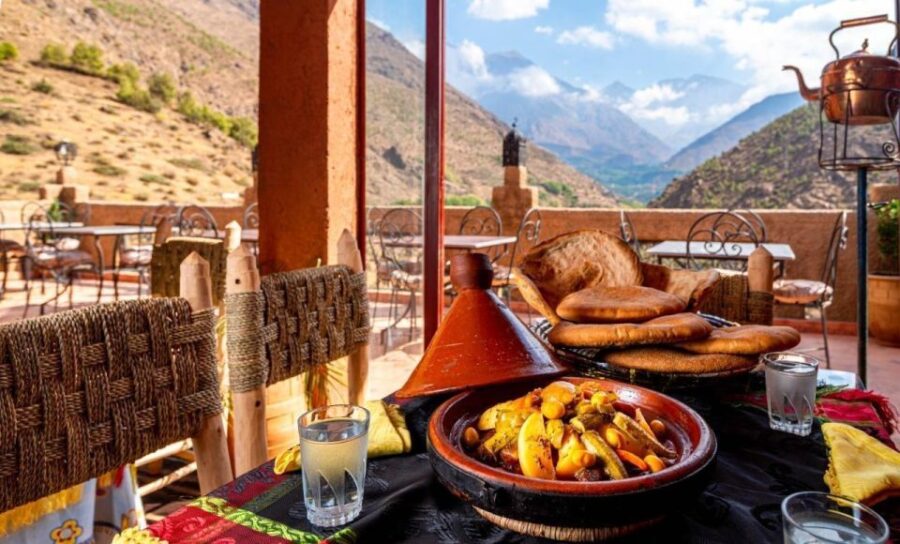 Get Your Lunch in Atlas Mountains Berber House Moroccan Tea