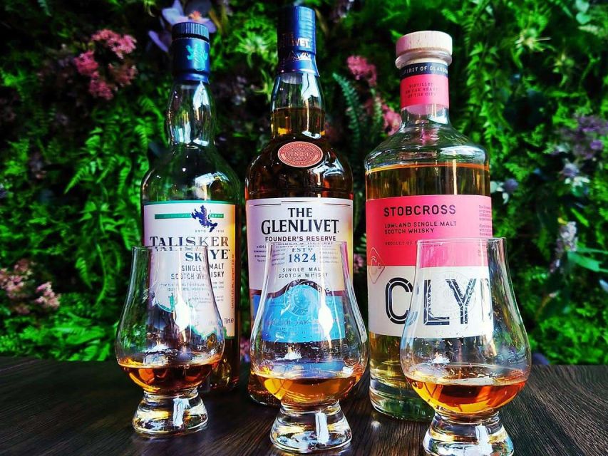 Glasgow: Whisky Flight and Scottish Cheeseboard