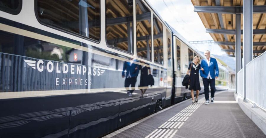 Goldenpass Express: Scenic Train From Montreux to Spiez