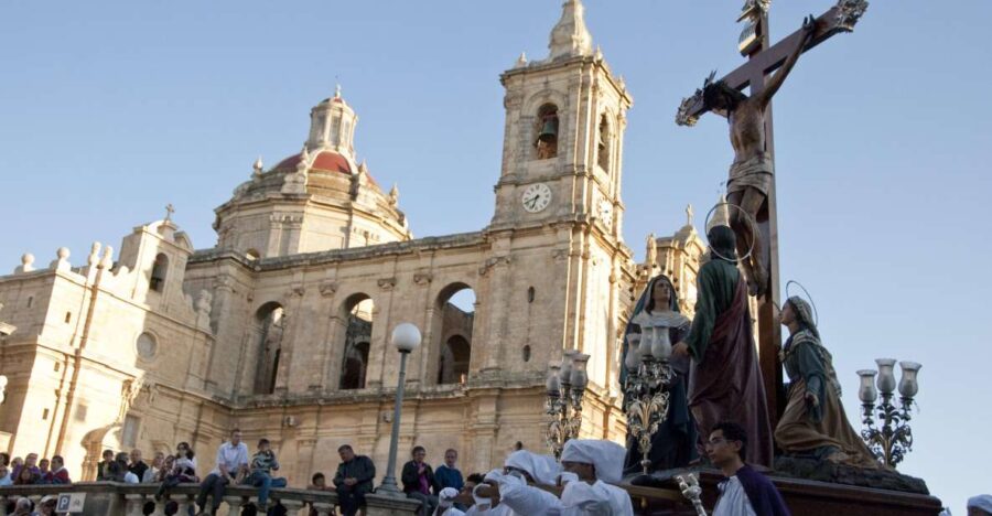 Good Friday Easter Procession With Commentary and Transport