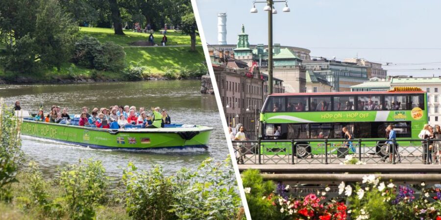 Gothenburg: 24 Hour Hop On–Hop Off Bus and Boat Tour