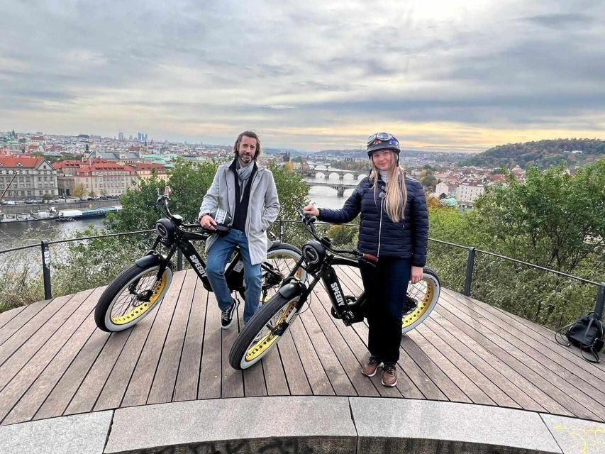 Grand City Tour of Prague on Stylish Retro Styled E-Bike