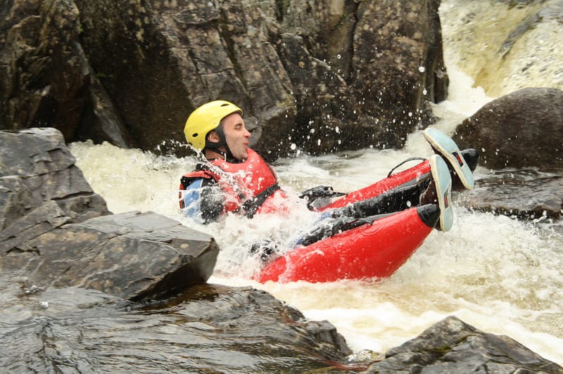 Half-Day River Bug Rafting Adventure in Pitlochry