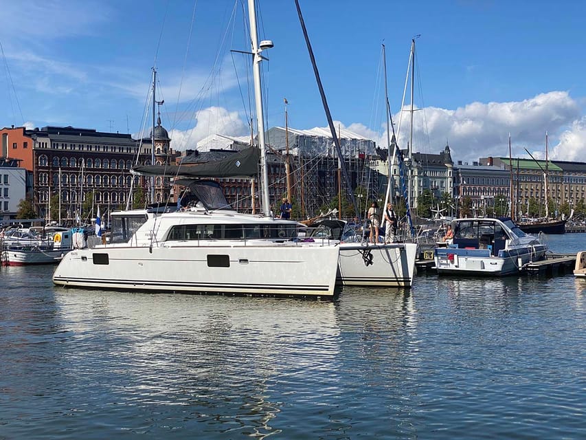 Helsinki: Private Catamaran Sailing in up to 15 Pax
