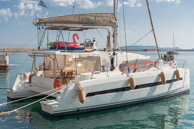 Hersonissos Sunset Catamaran Cruise With Finger Food & Drinks