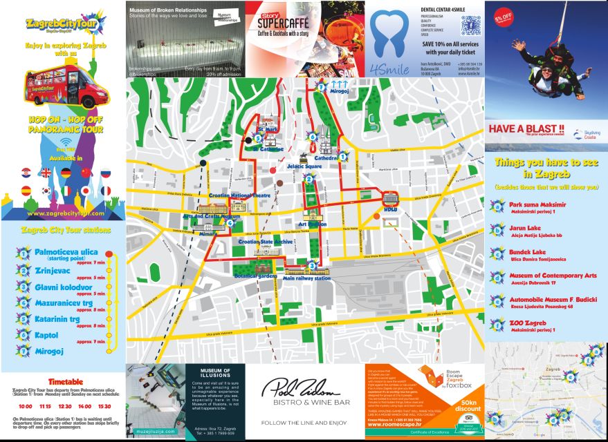 Hop on Hop off Panoramic Bus – Zagreb City Tour