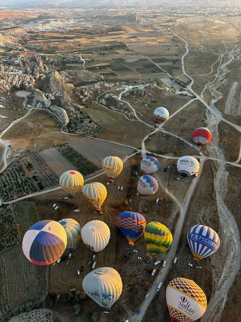 Hot Air Balloon Over Fairy Chimneys in Goreme