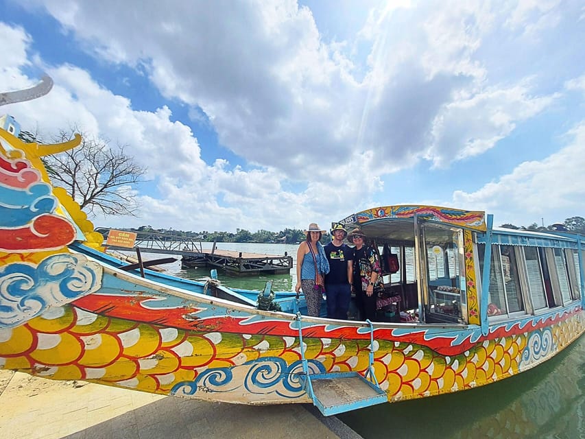 Hue Dragon Boat Tour: Explore Thien Mu Pagoda & Royal Tombs