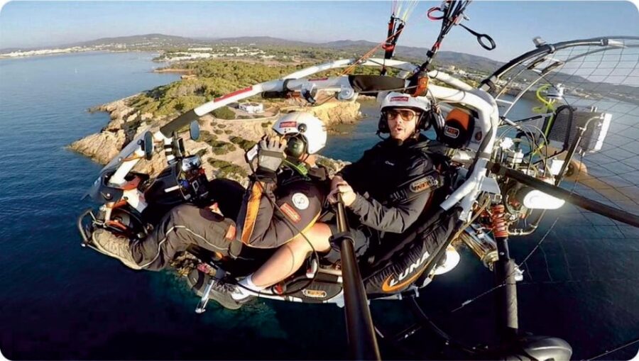 Ibiza: 45min Sunset Motorized Paragliding Flight & Photo