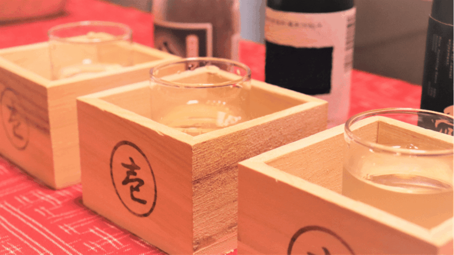Niigata Sake Fair in Sado Island With LED Lantern