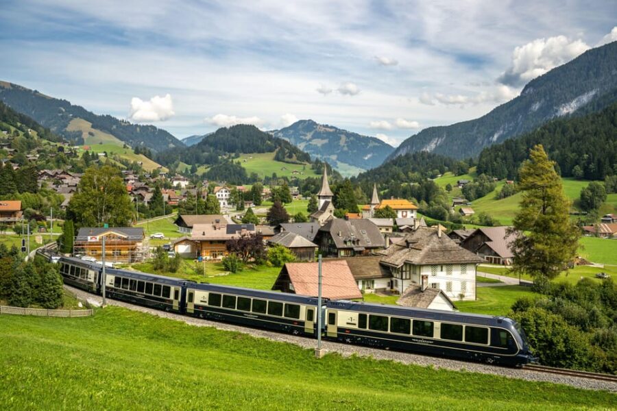 Interlaken: Goldenpass Express Scenic Train To/From Gstaad