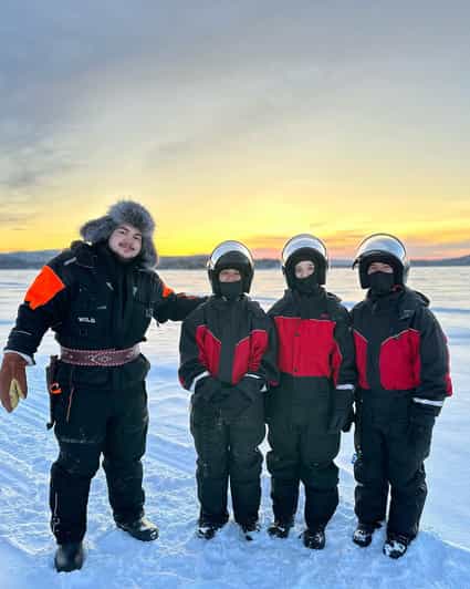 Ivalo: Snowmobile Safari, Meet&Feed Reindeers, Inc Lunch
