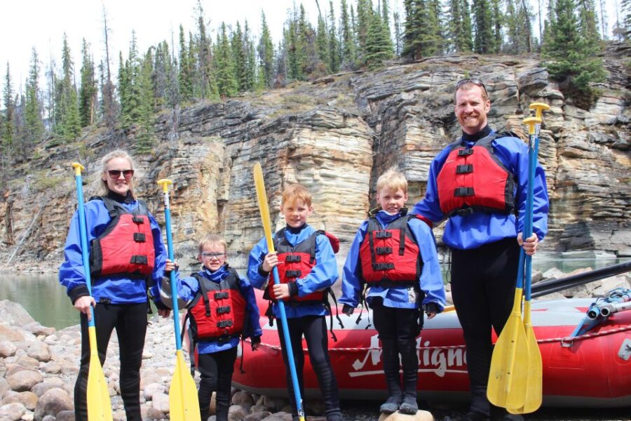 Jasper: Canyon Run Family Whitewater Rafting