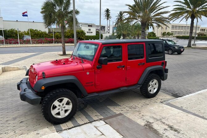 Jeep Wrangler 4 Door Hardtop Rental in Aruba