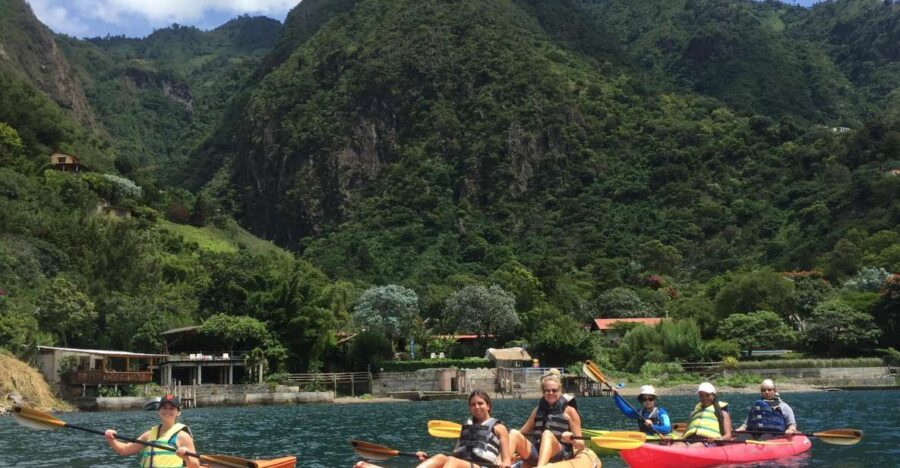 Kayak Hike Adventure. Visit Tzununa, Jaibalito, Santa Cruz