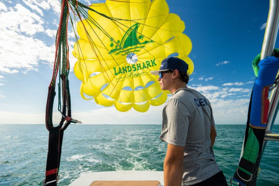 Key West: Private Parasailing Trip by Speedboat